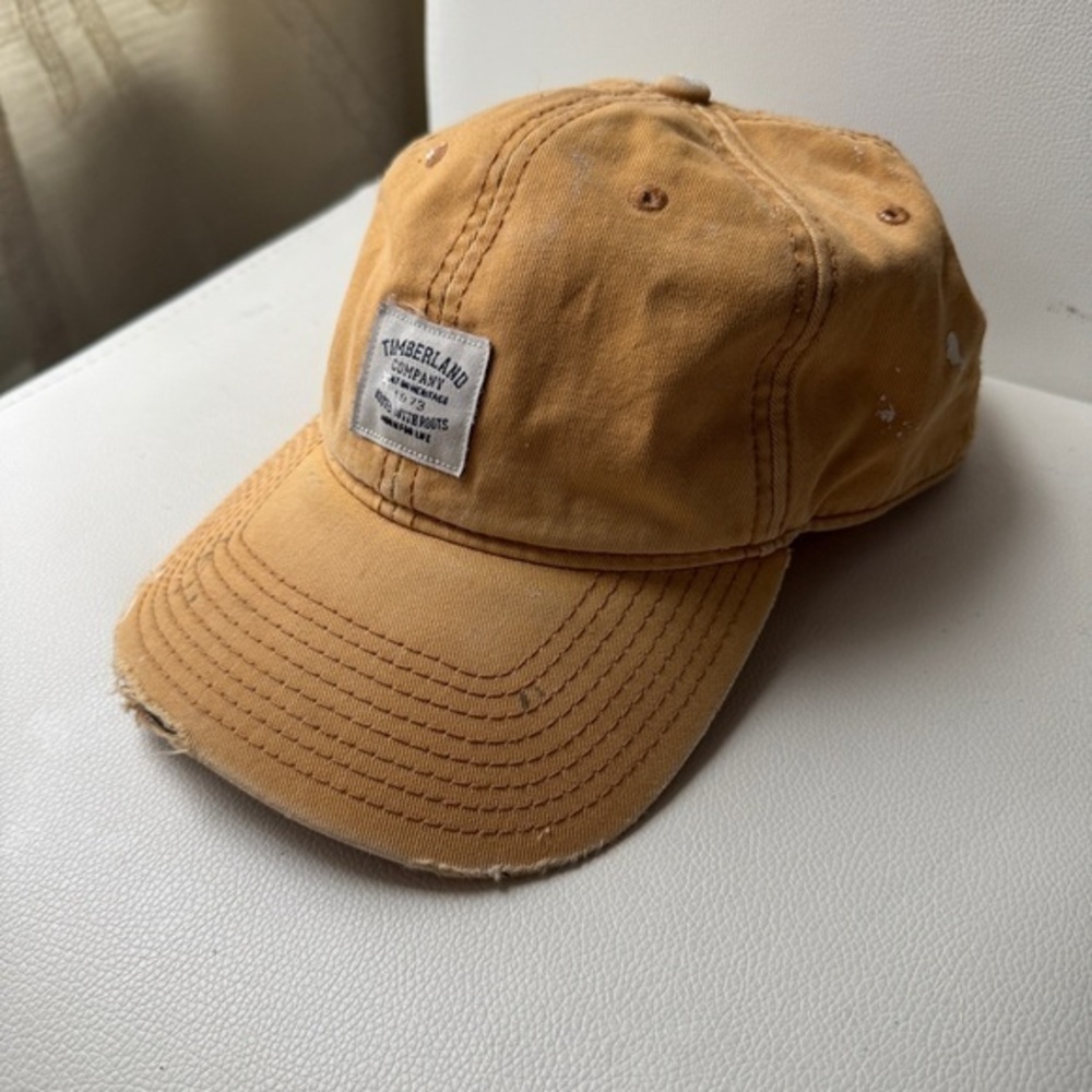 Timberland Mustard Baseball Cap